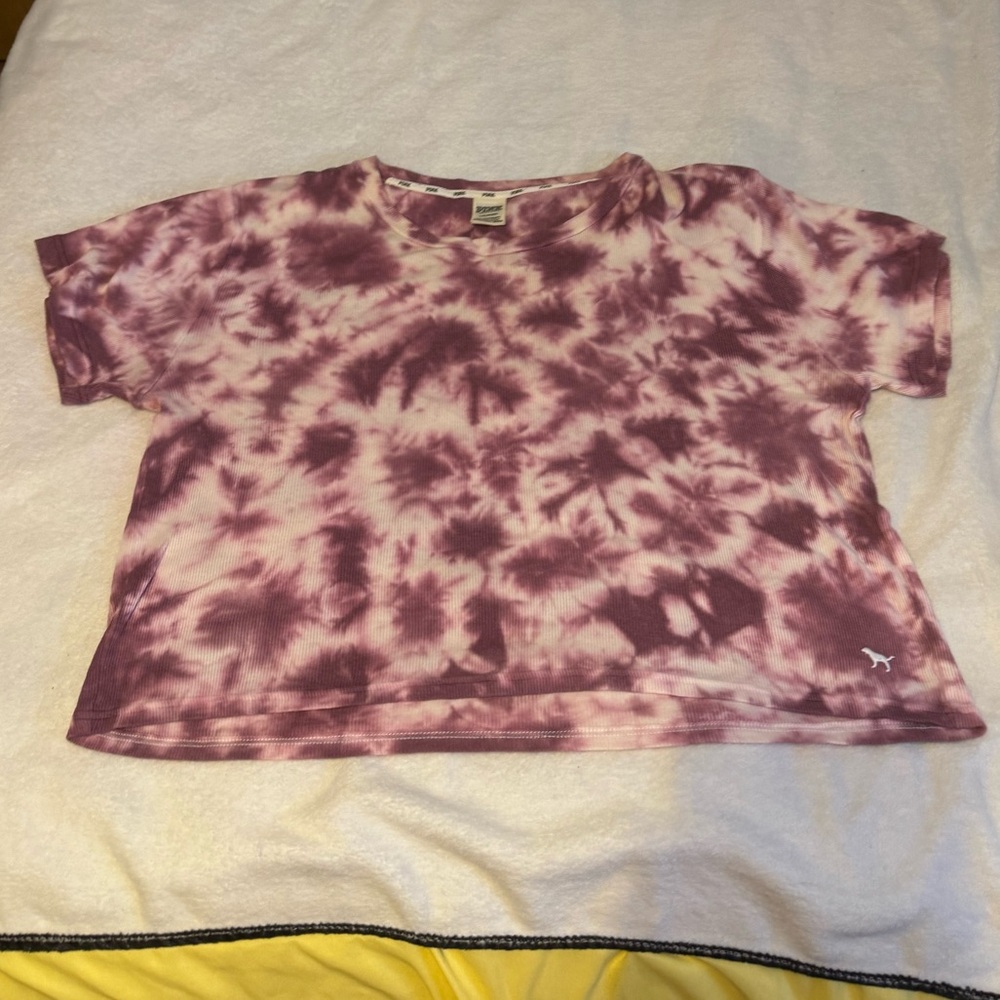 PINK ribbed crop top